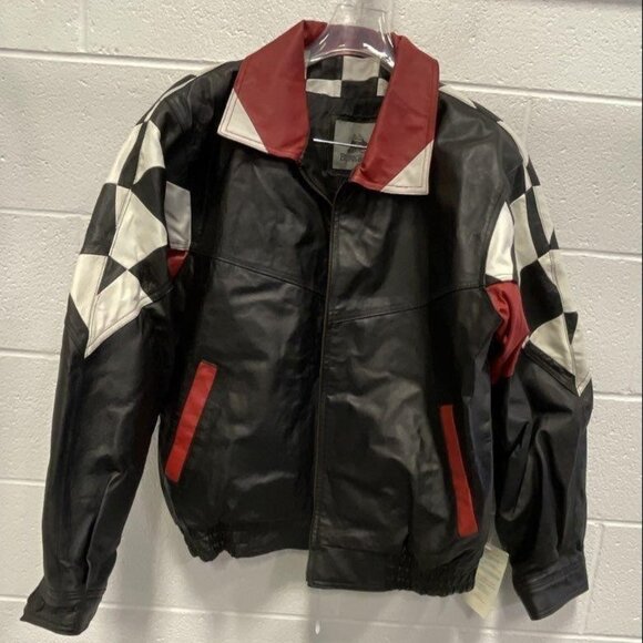 NWT Burks Bay Leather Jacket Size Large - Picture 1 of 5